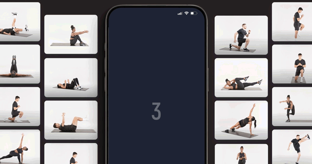 Gif of coach performing looping exercise movement